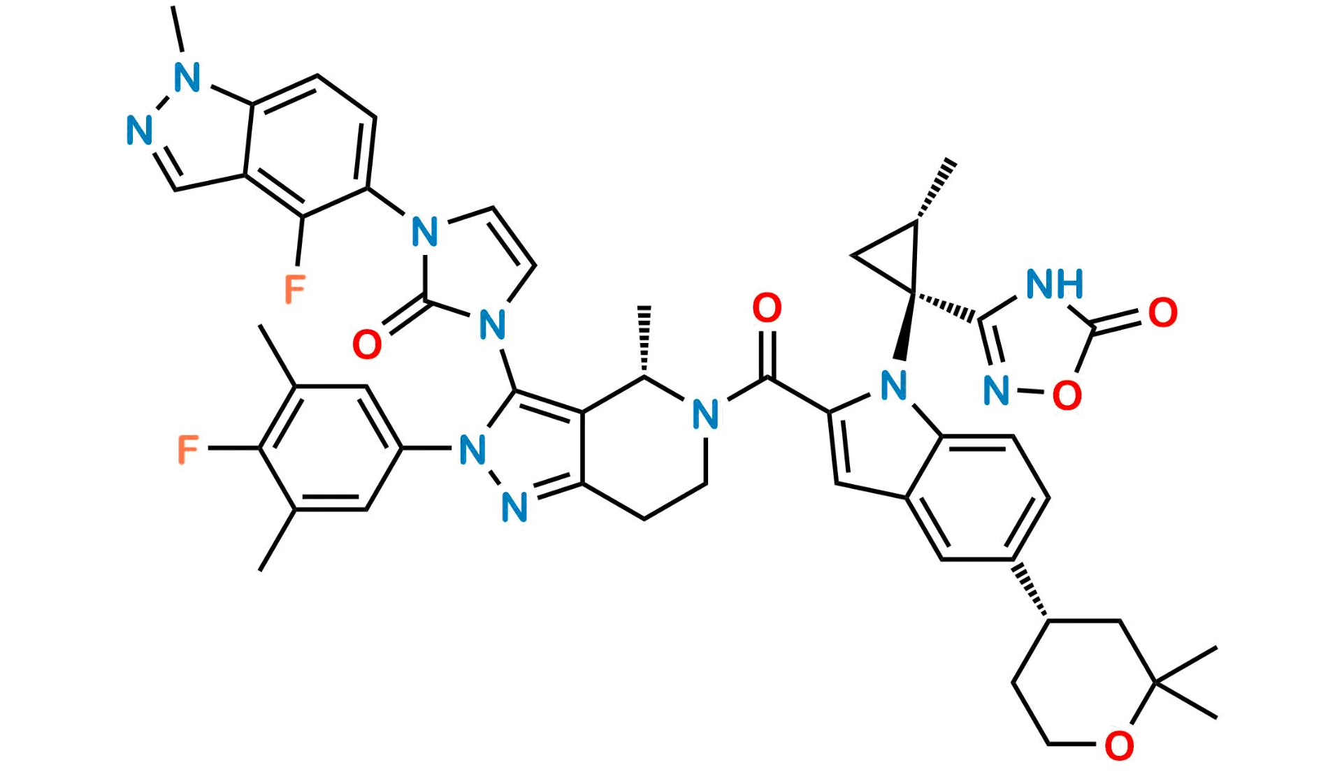 Orforglipron molecule