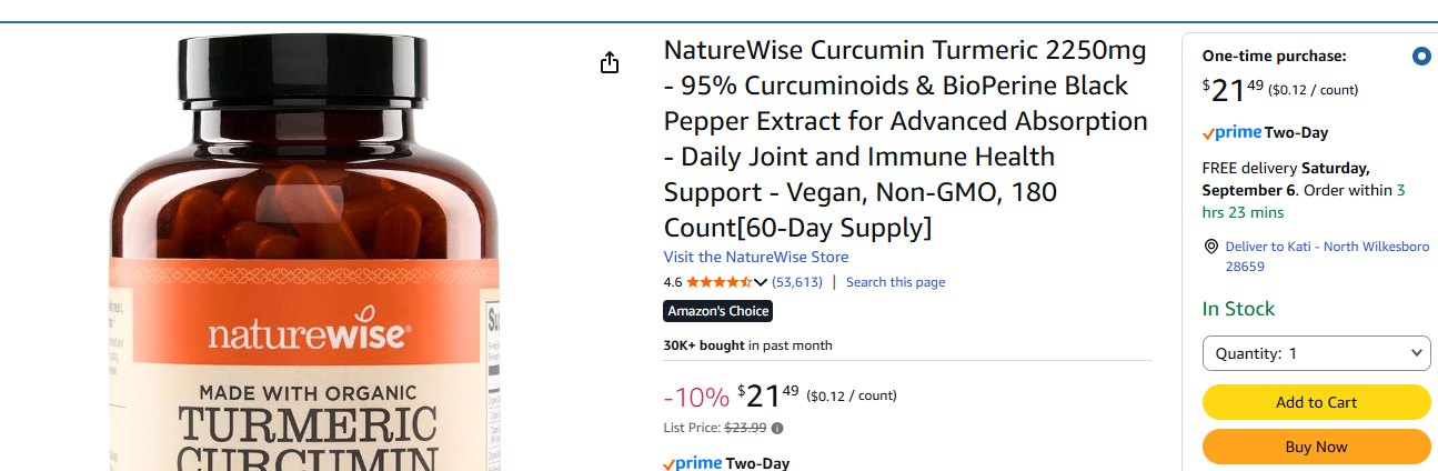 naturewise curcumin